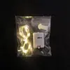 Luzes Coloridas Pequenas de 1m, Luzes Decorativas LED Piscantes Brilhantes, Materiais de Embalagem para Caixa de Presente de Buquê para o Dia de Ano Novo das Crianças
