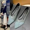 Zapatos Slip-On para Combinar con Faldas, Zapatos Elegantes de un Solo Color para Mujer, Zapatos Planos Estilo Hada para Abuela, Nuevos Slip-Ons Versátiles de Verano y Otoño 2025