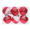 2026 Especial Transfronterizo Regalos Navideños con Formas Especiales Decoraciones de Árbol de Navidad Plástico Galvanizado Accesorios de Dulces Bolas Navideñas Creativas