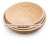 Videira indonésia Estilo europeu fermentado Rattan Basket Utensílios de panificação Country Bread Round Bread Basket