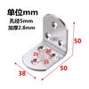 Ángulo recto de 90 grados Ángulo de acero inoxidable Código de ángulo Ángulo de hierro Soporte en forma de L Soporte Hierro triangular Soporte laminar Conector para muebles