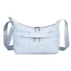 Bolsa transversal feminina minimalista, mochila leve de ombro único para mulheres, bolsa de armazenamento versátil para viagens ao ar livre para mulheres