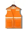 Chaleco de Malla para Pesca Voluntario Camisa Publicitaria con Logo Personalizado Ropa de Trabajo Ropa de Voluntario Ropa de Grupo para Eventos