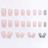 Comercio Exterior Puro Deseo Barroco Simple Atrapasueños Blanco Tótem Piezas para Uñas Blanco Estilo Francés Lujo Ligero Uñas Postizas