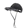 Gorra de Béisbol de Mezclilla Lavada Desgastada con Cordón Estilo Japonés para Hombres y Mujeres, Sombrero de Protección Solar para Primavera y Verano, Circunferencia de Cabeza Grande