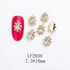 Nuevo Arte de Uñas Aleación Diamante K9 Joyería Nupcial Ovalado Forma Especial Corona Accesorios Decorativos Joyería Arte de Uñas Estilo Estilo Japonés