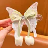 [Borboleta Tulipa] Estilo Coreano Super Fada Estilo Antigo Doce Borboleta Tulipa Grampo de Cabelo Acessórios de Cabelo Fada Grampo Doce