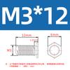 Tornillo de remache a presión hexagonal de acero al carbono galvanizado NFH-M3 * 12/M4*8 tornillo de remache a presión hexagonal para chapa metálica de cubierta