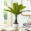 Suministro Directo de Fábrica Estilo Nórdico Decoración Mini de Escritorio Planta Simulada Girasol Bonsái Plátano Planta Verde Simulada Planta en Maceta
