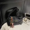 Nova Bolsa de Ombro Casual de Nicho Outono e Inverno 2025 Estilo Coreano Bolsa de Mão para Sobrancelha Bolsa Transversal Diária para Mulheres