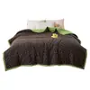 26 Novo Estilo Cobertura de Colcha de Algodão Bolha de Gaze Dupla Camada Cama de Casal Acolchoada Colcha de Inverno Núcleo de Colcha Dormitório Estudantil Colcha para Todas as Estações