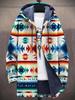 Otoño e invierno 2021 WJF Europa y Estados Unidos nuevo logotipo de coche creativo impresión digital 3D chaqueta con cuello abrigo para hombre