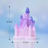 Direto da fábrica castelo de conto de fadas micro paisagem desktop bolo decoração acessórios sonho lua castelo resina ornamentos
