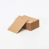 Geral em estoque Etiqueta em Branco Cartão Branco Papel Kraft Certificado Etiqueta de Roupa Marca de Preço Escrevível Cartão para Pendurar