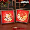 2026 Ano do Cavalo Boa Sorte Tendência Nacional Ornamento de Porta-Retrato 3D Tridimensional Artesanal DIY Pintura com Cola Presente para Parentes e Amigos Novo Estilo Chinês Presente