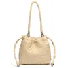 Bolso de axila minimalista de alta gama de un solo hombro diseño de nicho bolsa de basura bandolera tejida versátil bolsa nube de albóndiga
