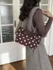Bolso de axila de lunares de moda, nueva colección principios de otoño 2026, bolso tote casual y versátil, bolso de mano y bolso de hombro elegante y moderno