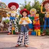 Conjunto de fantasia infantil unissex do Woody, Roupa de apresentação Toy Story, Halloween, Festival do Meio Outono e Fantasia de apresentação para o Dia Nacional