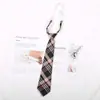 Jk Decoração de Camisa Black Tie Estilo College Japonês Preguiçoso Sem Gravata Uniforme Estudantil Gravata Borboleta Estudante Feminino Masculino Dk Amarrado à Mão