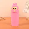 Porta-canetas de Silicone Desenho Animado Estojo Porta-lápis Estilo Fofo Armazenamento Porta-canetas de Alto Valor Estudante Criativo Bolsa de Papelaria Bolsa para Lápis