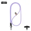 Lanyard de Muñeca Trenzado de 6 mm para Teléfono Móvil Nuevo Transfronterizo, Correa para Colgar el Teléfono Móvil en el Cuello, Cadena Negra para Colgar el Teléfono Móvil al Aire Libre Anti-Pérdida