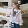 Jaqueta Estilo Doce e Suave de Primavera para Meninas Modelo Novo 2026 para Crianças Maiores com Acabamento Elegante em Renda