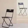 Silla plegable Gandela silla de oficina estilo nórdico silla de comedor de restaurante silla de entrenamiento silla plegable de plástico taburete de ocio