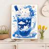 Pintura al Óleo Digital DIY Pintura al Óleo Hecha a Mano Colorear Regalo de Cumpleaños Exquisita Pintura Acrílica Decorativa Pintada a Mano Puesto Mayorista