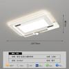 [seleção restrita] espectro completo LED lâmpada de teto proteção ocular céu estrelado projeção sala de restaurante Zhongshan iluminação moderna simples