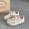 Tenis Casuales Populares para Mujer 2025 Nueva Primavera Versátiles Zapatos Nicho Estudiante Zapatos Blancos de Suela Gruesa Zapatos de Entrenamiento Moral