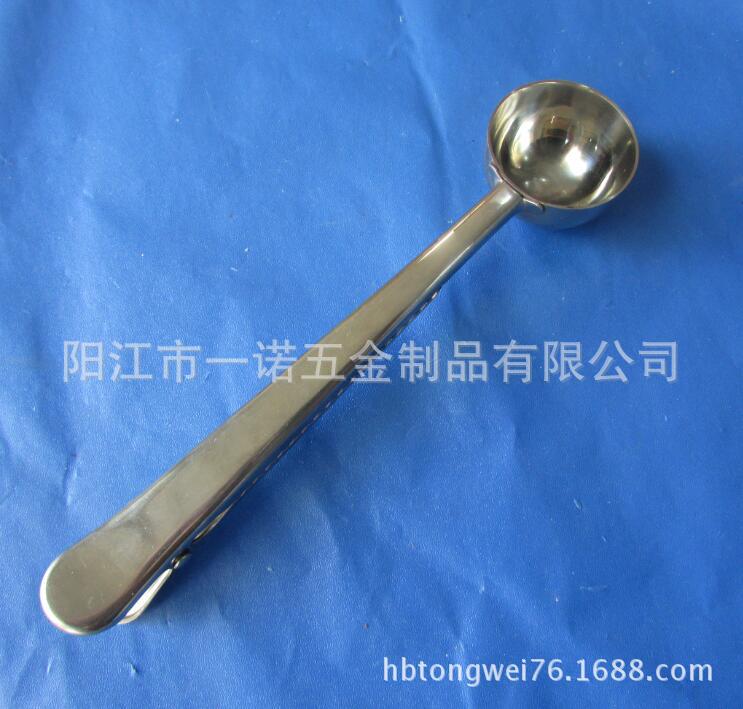雪糕勺带夹咖啡匙S1034172A2丽新款,厚勺头,304勺