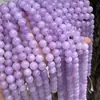Morganita Calcedonia DIY Semiacabado Cuentas Sueltas Hecho a Mano para Bisutería Piedra Natural Optimizada Accesorios para Joyería Cuentas Redondas Venta al por Mayor