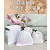Bolsa de Lavandería tipo Sándwich con Bolsillo de Cordón Bolsa para Perlas de Lavandería Bolsa de Malla Espumosa para Jabón Jabón Bolsa de Baño para Lavado de Cara