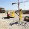 Estación de potencia hidráulica y las herramientas que puede llevar: bomba de lodos, bomba sumergible, sierra de corte y martillo hidráulico