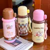 Termo estudiantil tres en uno, vaso de agua de dibujos animados de alta apariencia, taza portátil de acero inoxidable 316 para niñas, al por mayor