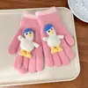 Guantes Infantiles Star Dew, Engrosados para Otoño e Invierno, Cálidos, para Niñas y Bebés, con Bordado de Dibujos Animados, Lindos