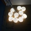 Novo teto de casamento luz decorativa tulipa luminosa luz branca luz quente casamento auditório palco estrada área de boas-vindas ornamentos