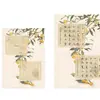 Papel de Trabajo para Caligrafía con Pluma Dura, Papel A4 Teñido Liso con Cuadrícula para Caligrafía con Pluma Dura, Específicamente para Poesía Antigua