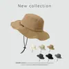 Sombrero de Pescador Impermeable de Secado Rápido para Primavera y Verano, Sombrero de Montañismo a Prueba de Viento y Protector Solar para Exteriores, Escalada y Pesca, Sombrero Plegable con Protección Solar