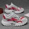 Zapatos de papá de malla transpirable para hombre de verano, suela gruesa para aumentar la altura, casuales, modernos, versátiles, suela suave, zapatillas deportivas para hombre