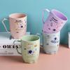 Vaso para enjuague bucal Vaso para cepillo de dientes de uso doméstico Plástico Simple para niños, hombres y mujeres, juego familiar para parejas, vaso para dientes, vaso dental, vaso para lavar