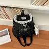 Mochila nueva, moderna y única con estética femenina, perfecta para estudiantes universitarias, elegante y versátil para ir al trabajo y viajar.