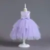 Vestido de niña con cuentas ropa infantil vestido anfitrión reloj disfraz vestido infantil transfronterizo vestido de princesa