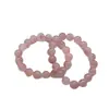 Pulseira de Contas Rosa Flor de Pessegueiro de Jade Seda Dourada Hetian de Xinjiang Natural 8mm Contas Soltas Contas Redondas Acessórios DIY Atacado