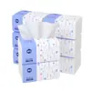 Caja entera de papel para manhua para el hogar 30 paquetes de papel tisú de tronco 400 servilletas gruesas tamaño S tisú para el hogar al por mayor