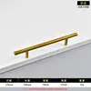 Manija de Acero Inoxidable en Forma de T Transfronteriza, Manija de Puerta de Lujo Ligero, Manija de Cajón, Manija de Tubo Redondo para Muebles de Puerta de Armario, Hecho a Medida