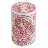 Cinta Tilado Sakura Story Wide Edition Cinta adhesiva con forma de corazón para niña linda Cinta adhesiva especial para aceite y papel