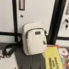 Bolsa Pequeña Cuadrada Estilo Ropa de Trabajo Japonesa Estilo Pareja Viaje Diario Commute al Trabajo al Aire Libre Múltiples Compartimentos Almacenamiento Práctico Bolso Cruzado