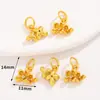 Aleación Esmalte Oro Brillante Estilo Chino Retro Joyería Bolsa de la Suerte Colgante Pequeño DIY Accesorios para Joyería Hecha a Mano Adorno Colgante