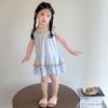 Vestido de Concha con Lentejuelas para Niña 2026 Verano Nueva Moda Elegante Vestido de Princesa para Niñas Pequeñas